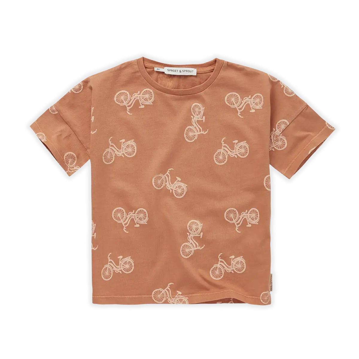 SPROET & SPROUT - t-shirt wide bicycle print
